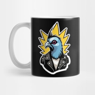 The Ratscals: Punk Rock Pigeon Mug